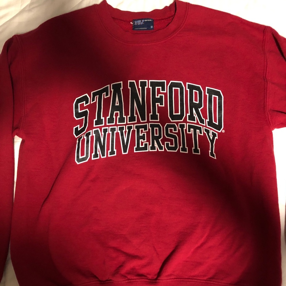 Red Stanford University Sweater